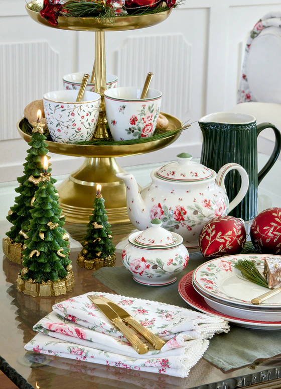 Greengate Leonora White Krug