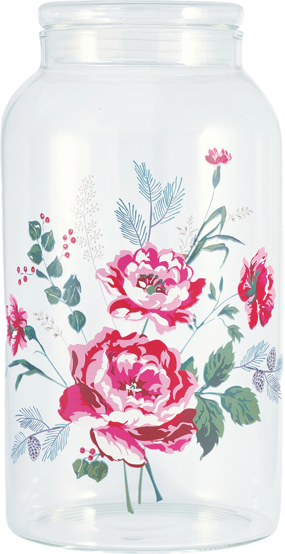 Greengate Leonora White Vorratsglas 2,5 L