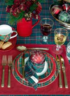 Greengate Dagmar check Green Tasse
