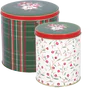 Greengate Dagmar check Green Dose 2er Set