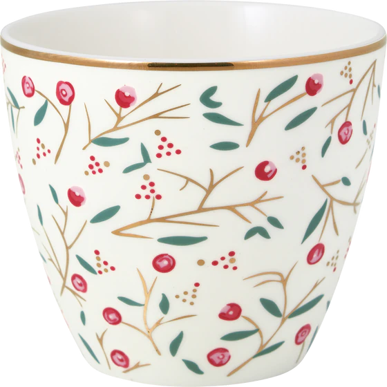Greengate Maise White Latte cup
