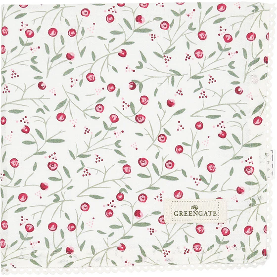 Greengate Maise White Stoffserviette