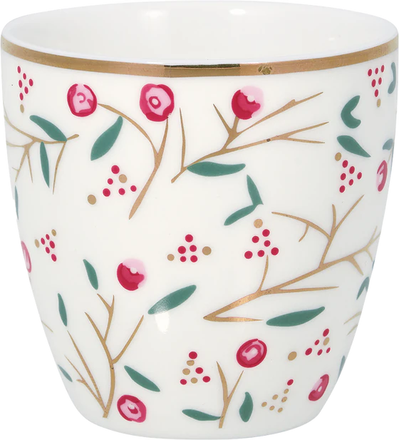 Greengate Maise White Mini Latte cup