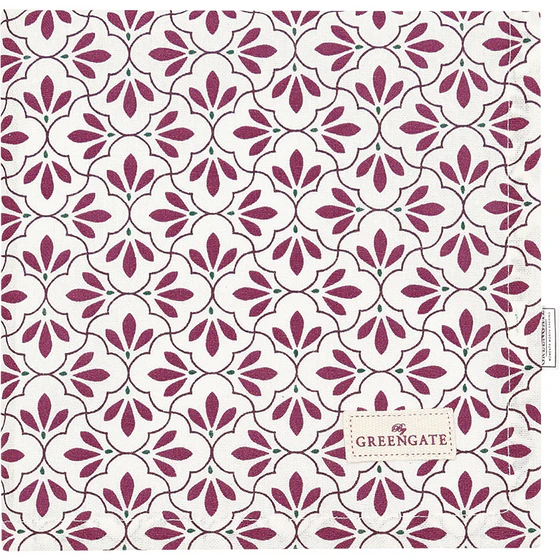 Greengate Carina White Stoffserviette