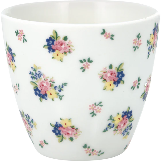 Greengate Augusta White Latte Cup