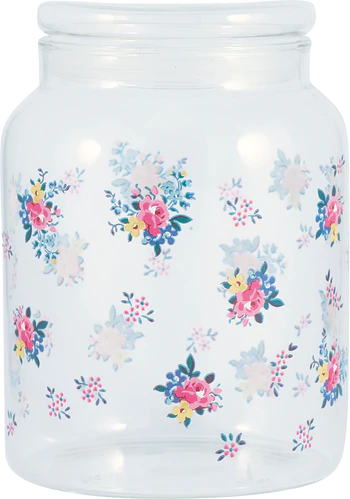 Greengate Augusta White Vorratsglas 1,2 L