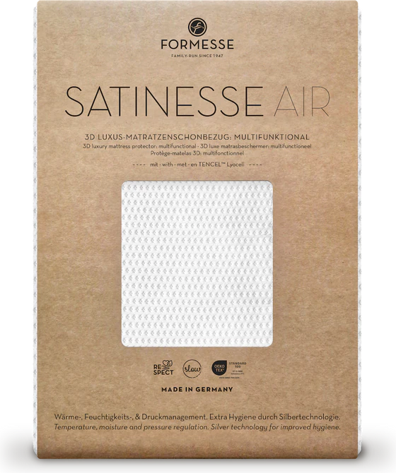 Formesse Satinesse Air Matratzenschonbezug von Formesse – Hygiene und Komfort auf höchstem Niveau