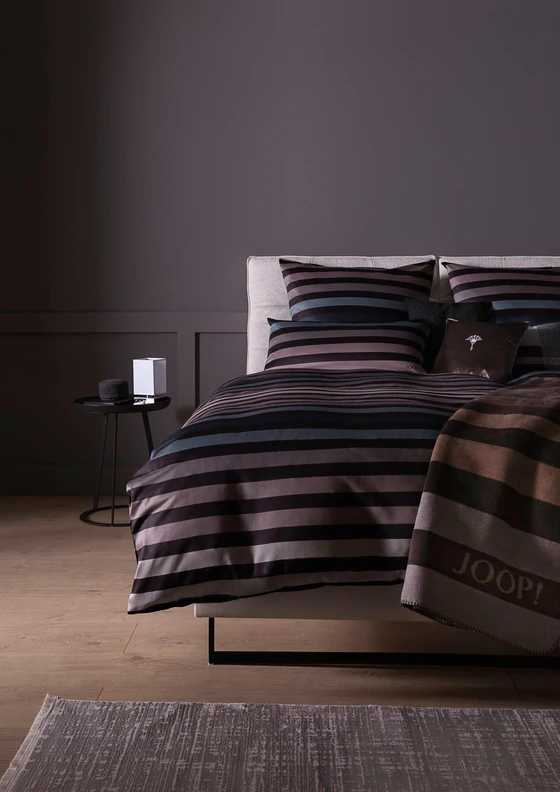 JOOP! Bettwäsche 4103 Stone – Eleganter Comfort-Satin für moderne Schlafzimmer