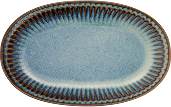 Greengate Alice Oyster Blue Biscuit Plate