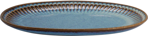Greengate Alice Oyster Blue Biscuit Plate