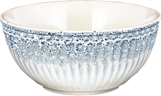 Greengate Cereal bowl Alice Ripple Blue