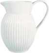 Greengate Jug Alice White | Zeitlose Kanne in weiß | Hochwertiger Keramikkrug