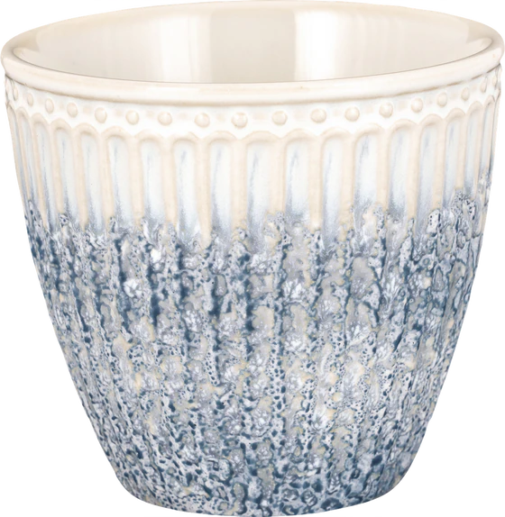 Greengate Alice Ripple Blue Latte cup