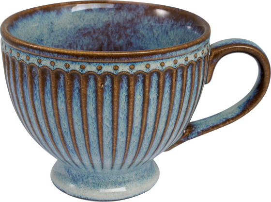 Greengate Alice Oyster blue Tea Cup: Elegante Teetasse für Naturliebhaber