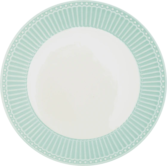 Greengate Alice Cool Mint 23cm Teller - Porzellan für Jeden Tag
