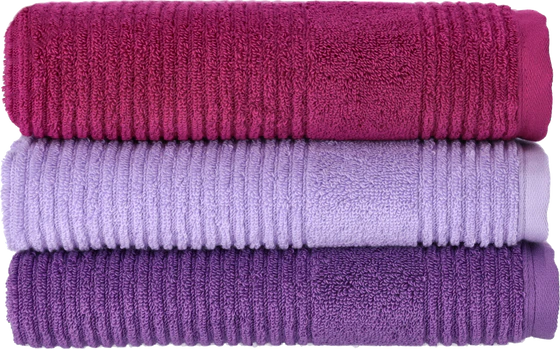 Handtuch Tomorrow von Vossen - Luxushandtuch aus 100% Baumwolle, ökologisch und vegan, mit Streifenstruktur, Made in Austria