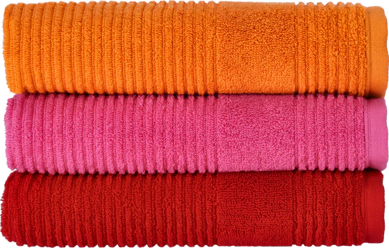 Handtuch Tomorrow von Vossen - Luxushandtuch aus 100% Baumwolle, ökologisch und vegan, mit Streifenstruktur, Made in Austria