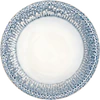 Greengate Plate Ripple Blue 23 cm - navy blue