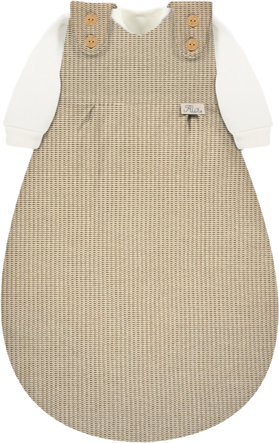 ALVI® Baby-Mäxchen 3-teilig –  Babyschlafsack Design 108-6 Knit