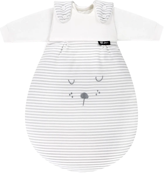 ALVI® Baby-Mäxchen Außensack - Faces 991-6 | Mitwachsender Babyschlafsack 2,5 TOG