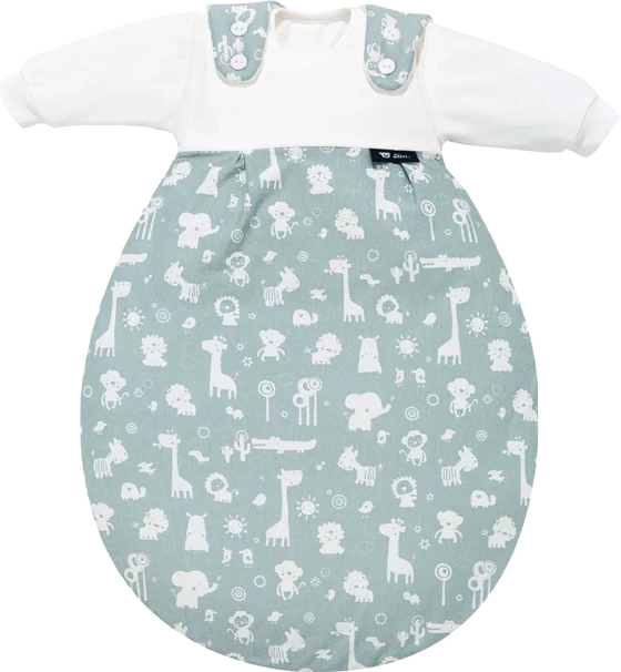 ALVI® Baby-Mäxchen Außensack - Animals | Mitwachsender Babyschlafsack 2,5 TOG