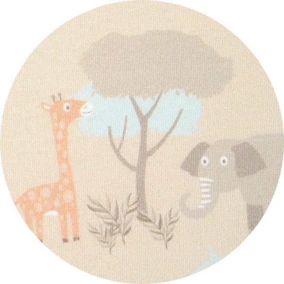 ALVI® Baby-Maxime Ganzjahresschlafsack - Baumwoll-Jersey | Jungle 113-0 mit TOG 1,5