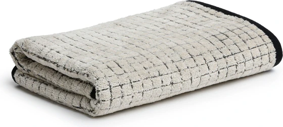 Möve Eden Home Spa Collection – Design Kästchenstruktur in Velours aus 90% Baumwolle und 10% Leinen