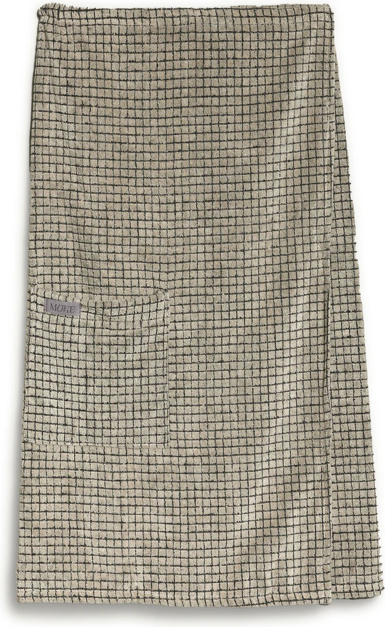 Möve Eden Sarong – Luxuriöser Sarong mit Kästchenstruktur aus Baumwolle & Leinen