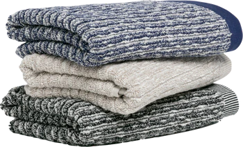Möve Handtuch Brooklyn Pinstripe – Luxuriöses Handtuch aus edlem Bouclé-Garn