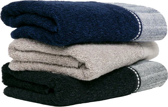 Möve Handtuch Brooklyn Uni – Elegantes Handtuch mit Fischgratbordüre