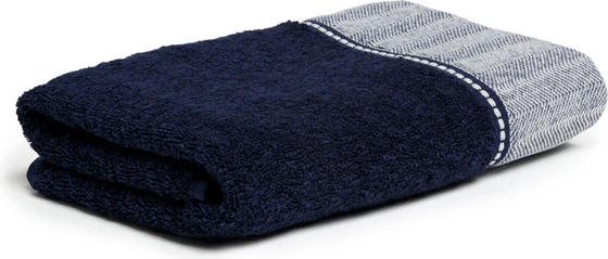 Möve Handtuch Brooklyn Uni – Elegantes Handtuch mit Fischgratbordüre