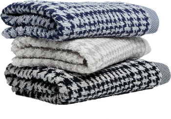 Möve Handtuch Brooklyn Glencheck – Luxuriöses Handtuch im eleganten Glencheck-Design