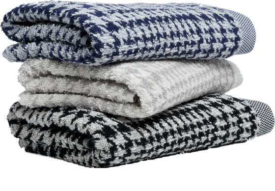 Möve Handtuch Brooklyn Glencheck – Luxuriöses Handtuch im eleganten Glencheck-Design