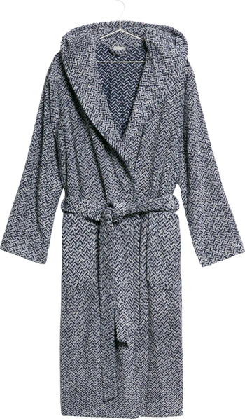 Möve Brooklyn Kapuzenmantel – Edler Kapuzenmantel in Fischgratoptik