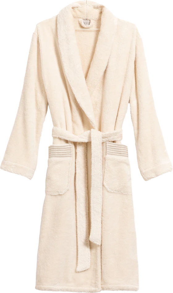 Möve Schalkragenmantel 2-8044 – Luxuriöser Unisex-Bademantel aus Baumwolle