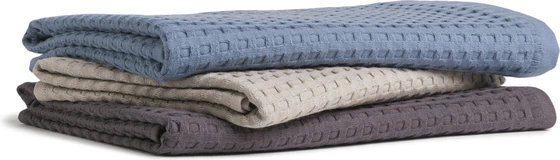 Möve Piquee Handtuchserie – Leichtes Baumwoll-Duschtuch mit Massageeffekt