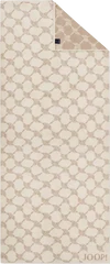 JOOP! Classic Cornflower-Serie 1611 - 36 in Creme – Exklusives, extraflauschiges Walkfrottier aus 100 % Baumwolle