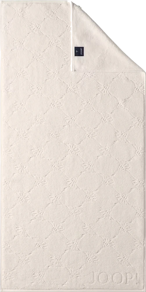 JOOP! Uni Cornflower 1670 - 356 in Creme – Extraflauschiges Walkfrottier aus 100 % Baumwolle