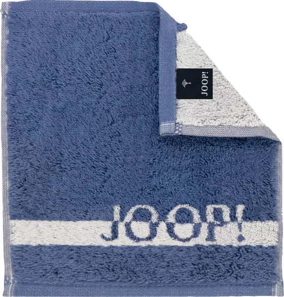 JOOP! Split Doubleface 1712 - 17 in Ozean – Luxuriöse Walkfrottier-Qualität aus 100 % Baumwolle