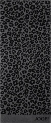 JOOP! LEO Frottierkollektion 1703 – Luxuriöses Saunatuch (80x200 cm) in Mocca, Creme & Graphit