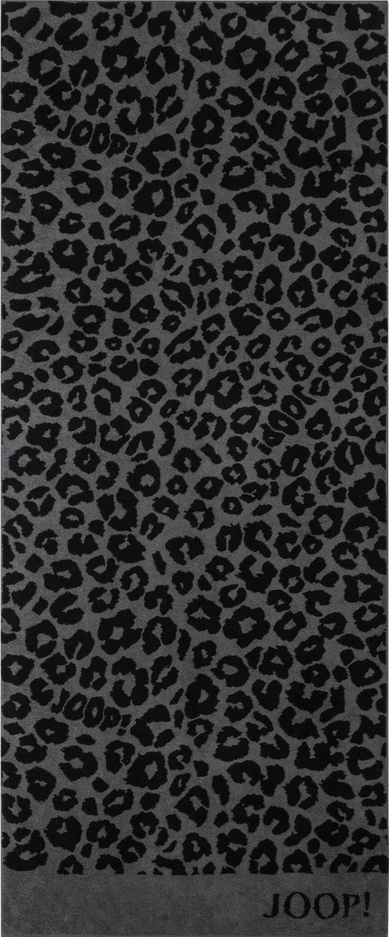JOOP! LEO Frottierkollektion 1703 – Luxuriöses Saunatuch (80x200 cm) in Mocca, Creme & Graphit