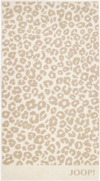 JOOP! LEO Frottierkollektion 1703 – Luxuriöses Saunatuch (80x200 cm) in Mocca, Creme & Graphit