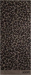 JOOP! LEO Frottierkollektion 1703 – Luxuriöses Saunatuch (80x200 cm) in Mocca, Creme & Graphit - Farbe 39 Mocca