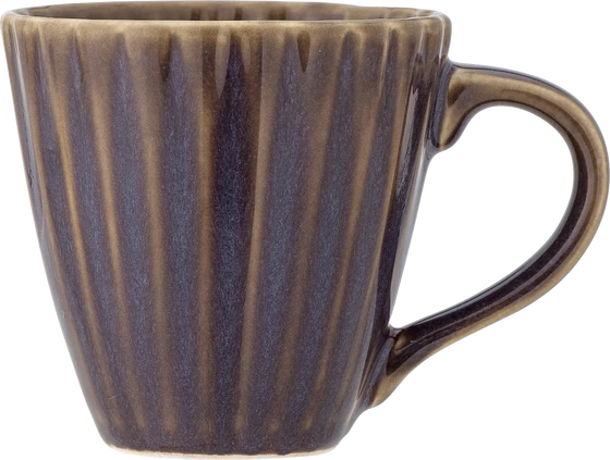 Bloomingville Latina Becher – Zeitloser Steinzeug-Becher in Lila / Purple
