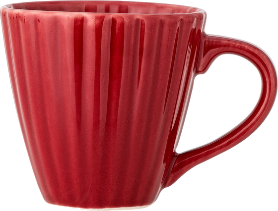 Bloomingville Latina Becher – Zeitloser Steinzeug-Becher in Rot