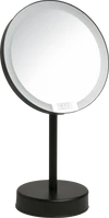 MÖVE Mirrors Spiegel (black) – LED Beauty-Standspiegel mit 5-fach Vergrößerung