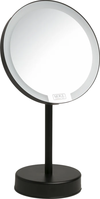 MÖVE Mirrors Spiegel (black) – LED Beauty-Standspiegel mit 5-fach Vergrößerung