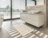 Rhomtuft Badteppich Lin – exklusives Wendemodell aus Baumwolle & Leinen