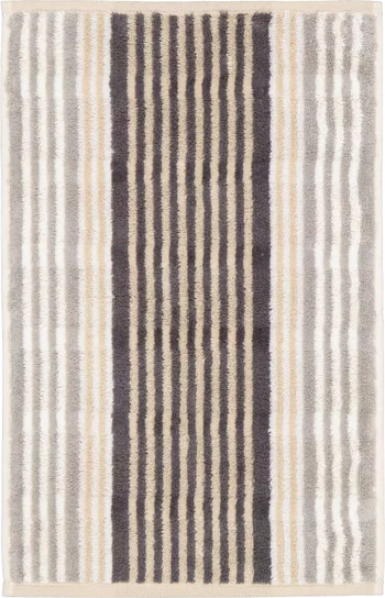 Cawö Frottiertücher Noblesse Harmony 1085 - 37 Natur – Edle Baumwoll-Handtücher im Streifendesign