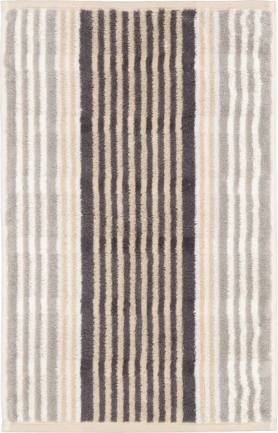 Cawö Frottiertücher Noblesse Harmony 1085 - 37 Natur – Edle Baumwoll-Handtücher im Streifendesign